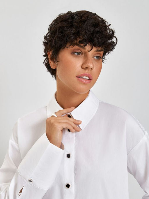 10200260554 Блузка жен. Pescado белый - Concept club фото 3