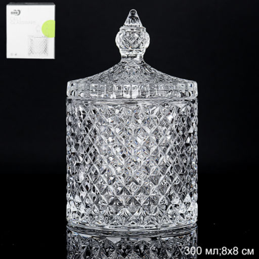 Сахарница 300 мл 8,5х14 см прямая резная / DE-546 /уп 48/ - Галеонтрейд фото 2