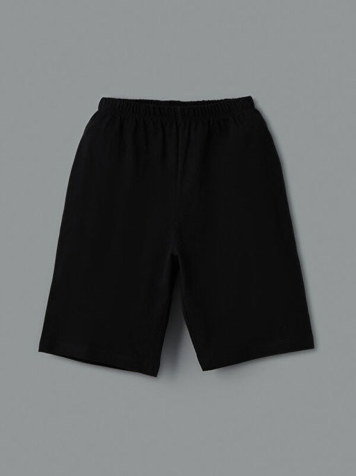 Bisiklet Yaka Erkek ?ocuk ?ortlu Pijama Tak?m?