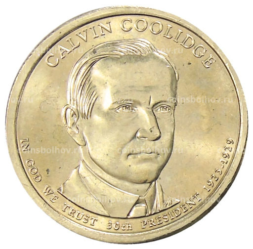 1 доллар 2014 года D США 30-й президент США Калвин Кулидж