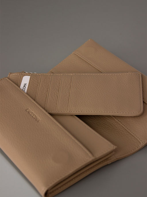 LACCOMA кошелек LA-1098-бежевый натуральная кожа  фото 4