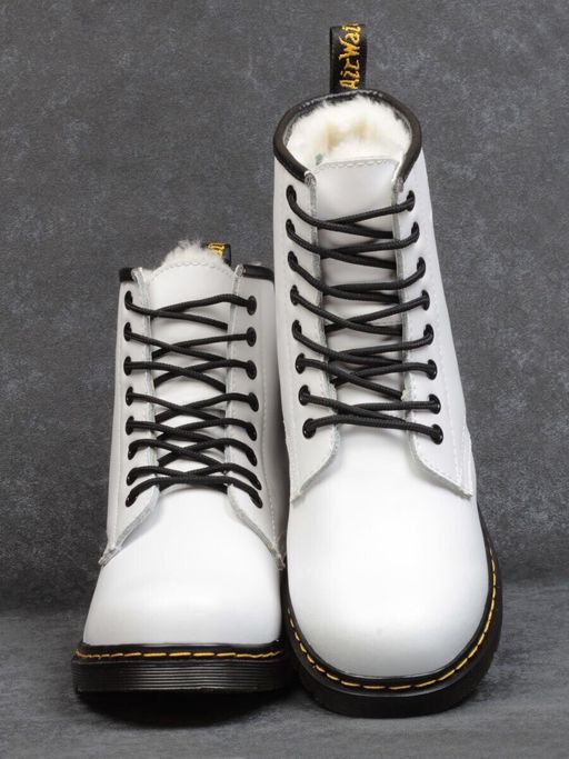 04-MB6021-2 WHITE Ботинки зимние женские (натуральная кожа, натуральный мех) - Фабричный китай фото 25