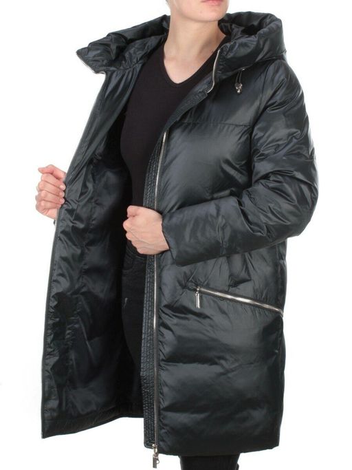 2GWD21530P DARK GREEN Пальто зимнее женское PURELIFE (200 гр. холлофайбер) - Fashion фото 9