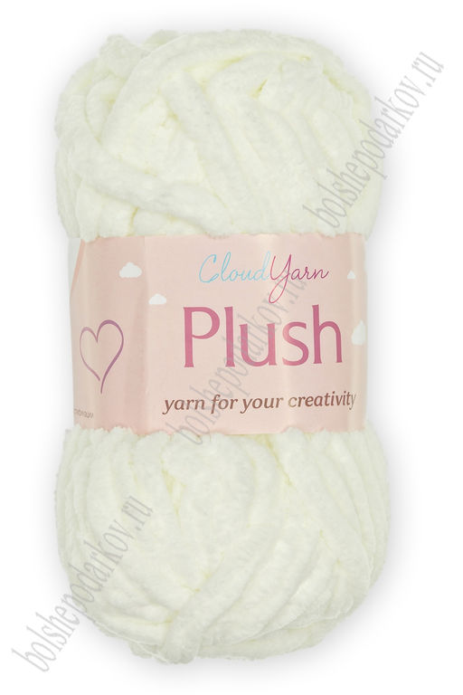 Пряжа Plush 50 гр (10 шт) SF-7845, айвори