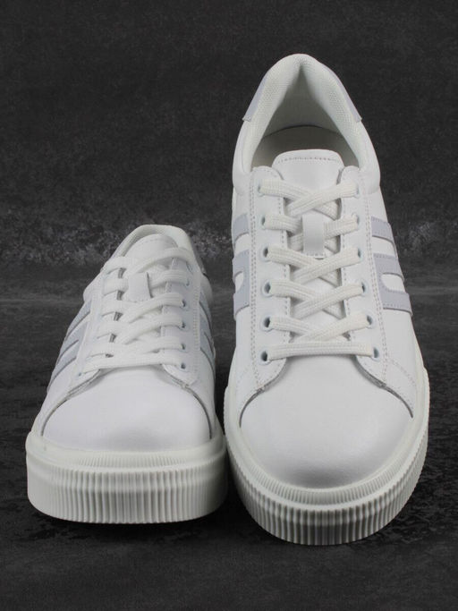 03-YC380-1 WHITE Кроссовки женские (натуральная кожа)