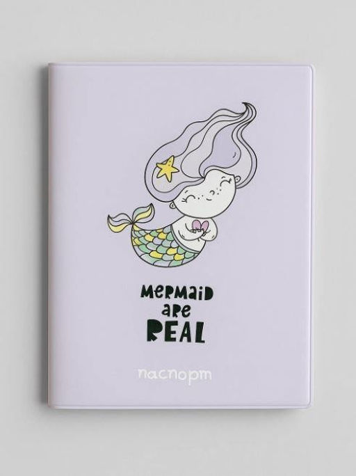 ОБЛОЖКА ДЛЯ ПАСПОРТА Mermaid are real, плотность 600 мкм
