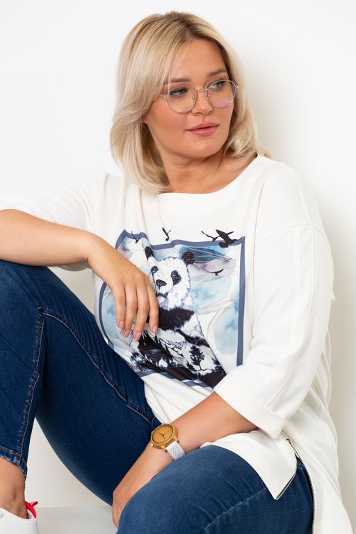 Джемпер Панда Молочный - Intikoma фото 4