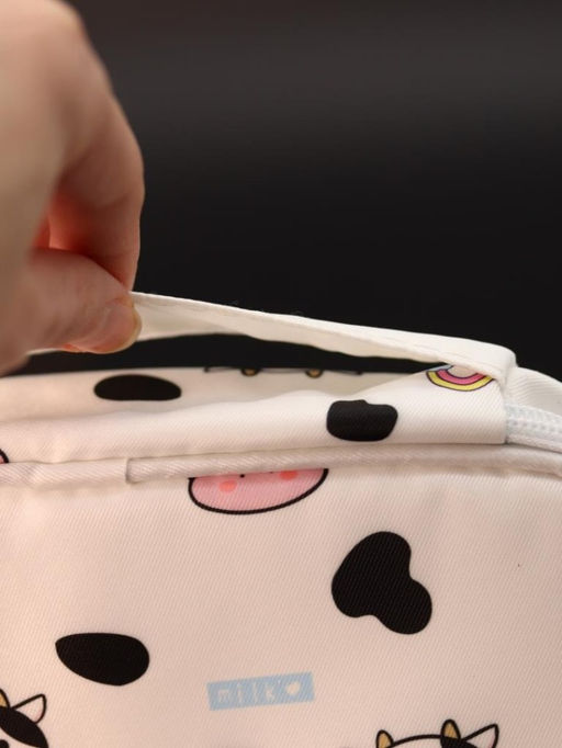 Пенал-косметичка "Funny animals", white (20*12*6.5 см)