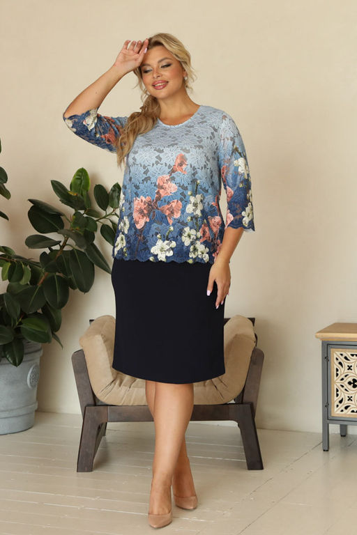 Платье П4-4245/3 - Wisell фото 3