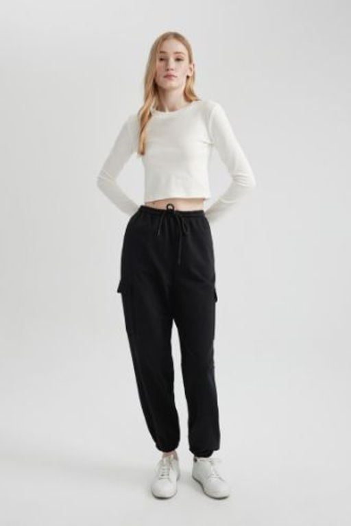 Coool Jogger Esofman Alt? Duz Beli Pacas? Lasitkli Kargo Cepli Basic Duz