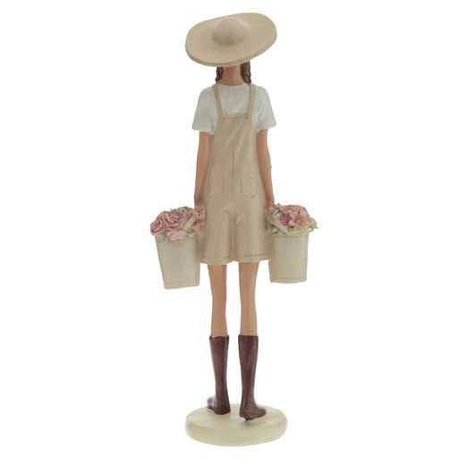 Фигурка декоративная Девушка, L10,5 W6,5 H25,5 см - Remeco фото 4