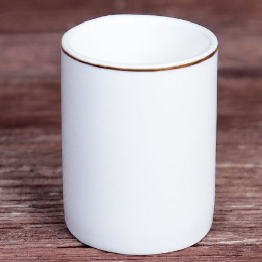 Набор для специй 4 предмета белый А / FY203004 /уп 48/ Золотая отводка Костяной - Галеонтрейд фото 4