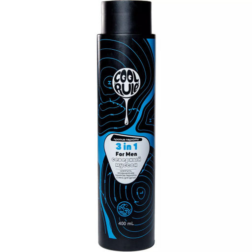 Чистота и Свежесть 3 в 1 для мужчин : Шампунь, Кондиционер и Гель для душа Против перхоти Северный Муссон CR0043