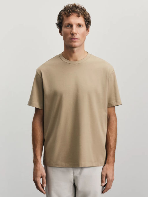 Футболка из смесового хлопка / Zarina  фото 3