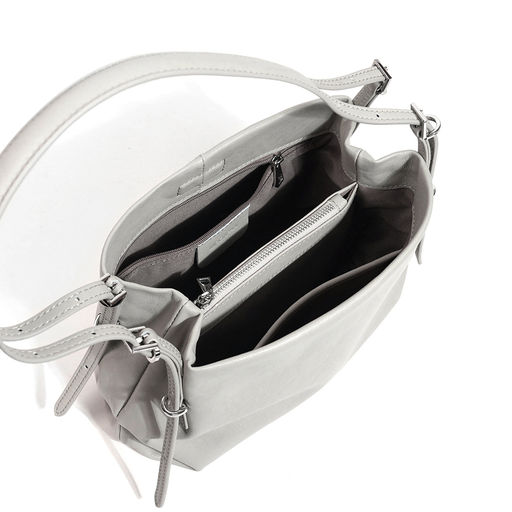 Женская сумка, кожа, MIRONPAN 521219 Светло-серый