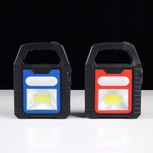 Фонарь ручной аккумуляторный, 10 Вт, 1200 мАч, зарядка телефона, солнечная батарея, 3 режима - Simaland фото 4