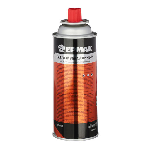 Газ 520 мл для портативных газовых приборов MEGA Ермак, NEW BUTANE 220 гр (0065), 116-069 - Полимербыт фото 3
