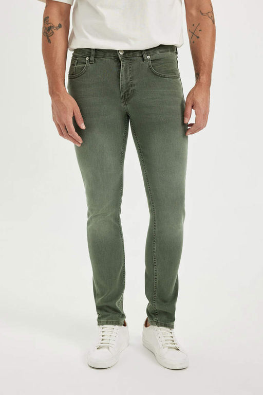 Pedro Slim Fit Dar Kal?p Normal Bel Dar Paca Jean Pantolon - Defacto фото 2