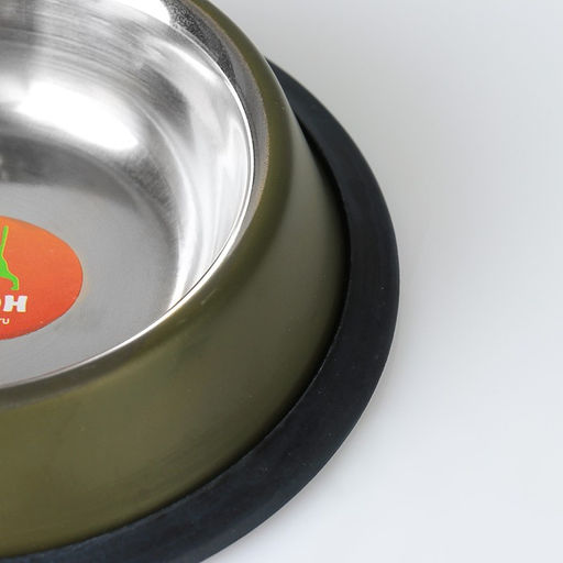 Миска с нескользящим основанием цветная, 230 мл, зелёная - Пижон фото 4