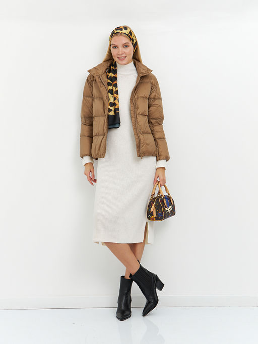 Пуховик женский стеганый укороченный - Glenfield фото 2