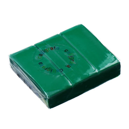 Полимерная глина Calligrata, 50 г, интенсивно зелёная