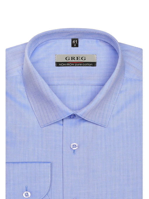 Сорочка мужская длинный рукав GREG 223/231/2205/Z фото 3