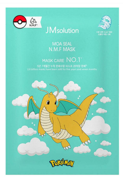 JMSOLUTION Тканевая маска с комплексом N.M.F для обезвоженной кожи MOA SEAL N.M.F. MASK (DRAGONITE) (30мл*3шт)