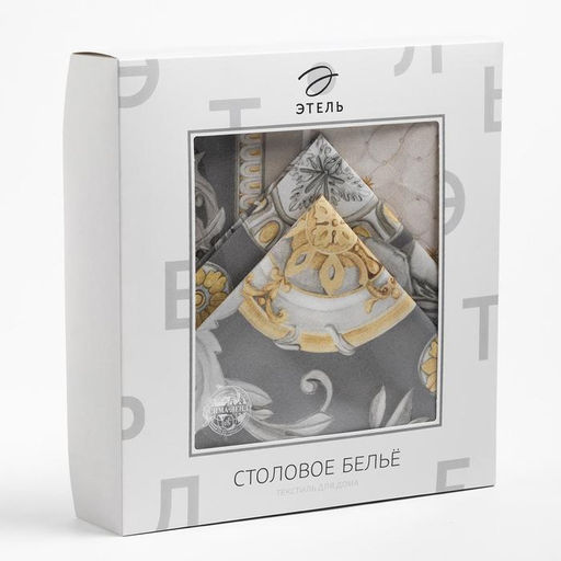 Набор столовый Этель Classic style, скатерть 220х145см +/-3см, салфетки 12 шт  фото 11