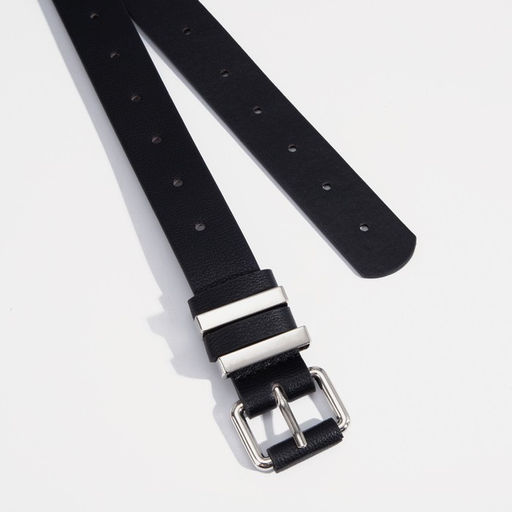 Ремень женский, ширина 3 см, пряжка металл, цвет чёрный - Simaland фото 2