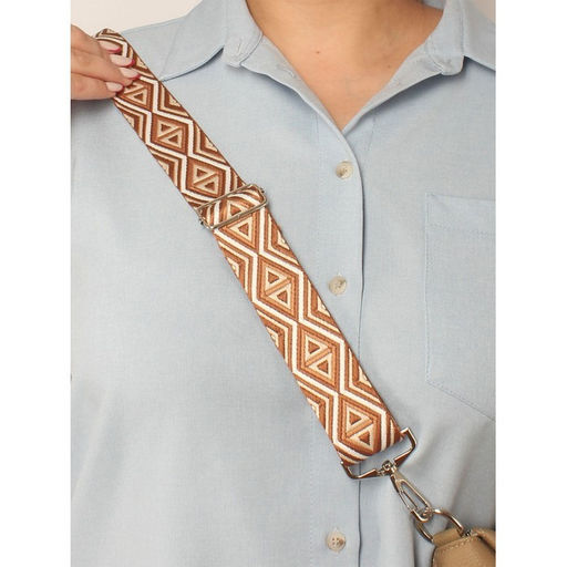 Плечевой ремень (стропа) ADEL-239/регулируемый, макс длина 150см, бриллиант коричневый 265940