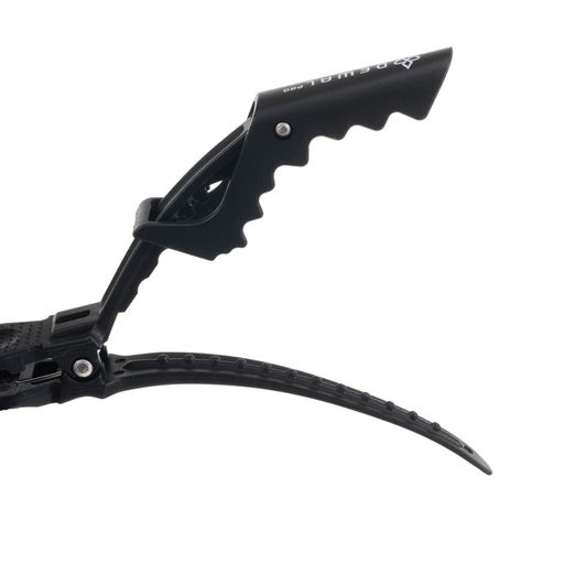 Dewal Зажим для волос крокодил CL-36859, карбон, черный, 11,2 см, 6 шт. фото 3