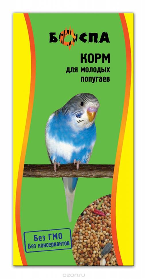 БОСПА КОРОБКА корм д/молодых попугаев 500 г.