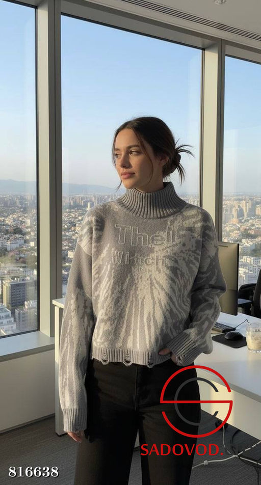 Теплый свитер оверсайз - Bruno фото 2