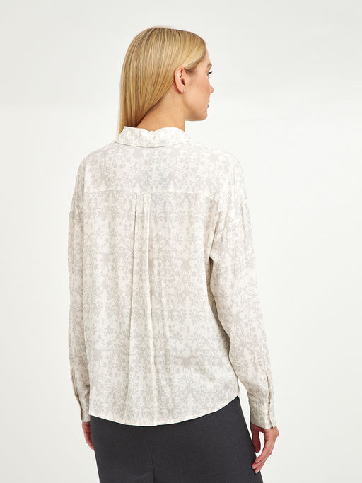 рубашка женская прямого кроя с принтом - Glenfield фото 15