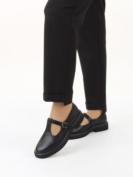 06-M47-13 BLACK Туфли женские (натуральная кожа)