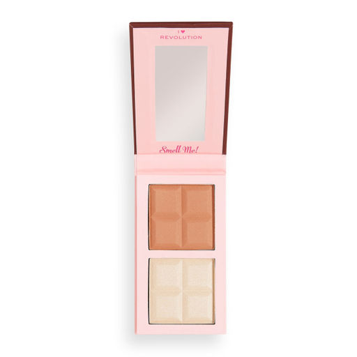 Палетка для контурирования: бронзер и хайлайтер Chocolate Contour Bar Fair 6294232