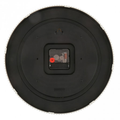 Часы настенные Абстракция д29,8см, h4,2см, мягкий ход, циферблат с рисунком, белый; цифры арабские, черный; корпус пластик, рефленый, белый/синий глянцевый; в коробке (Китай) - Домашняя мода фото 3