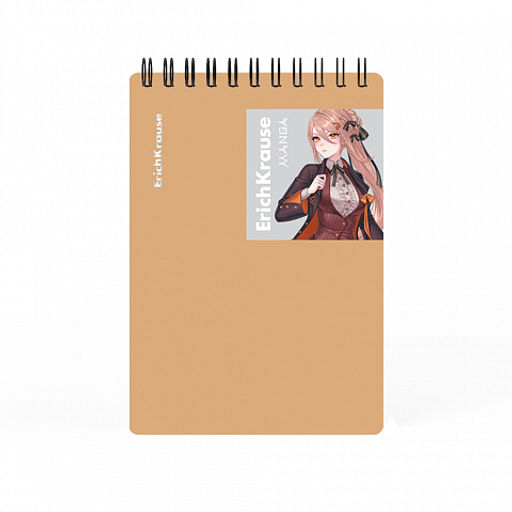 Цена за 4 шт. Блокнот с пластиковой обложкой на спирали ErichKrause Manga, А6, 80 листов, клетка_MIX-PACK  фото 3