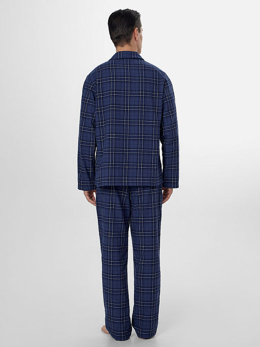 Комплект домашний мужской синий в клетку - Mark formelle фото 2