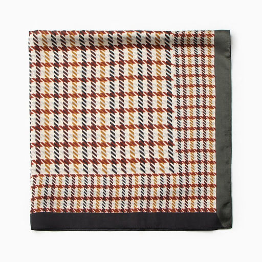 Платок женский MINAKU 70*70 см, коричневый  фото 3