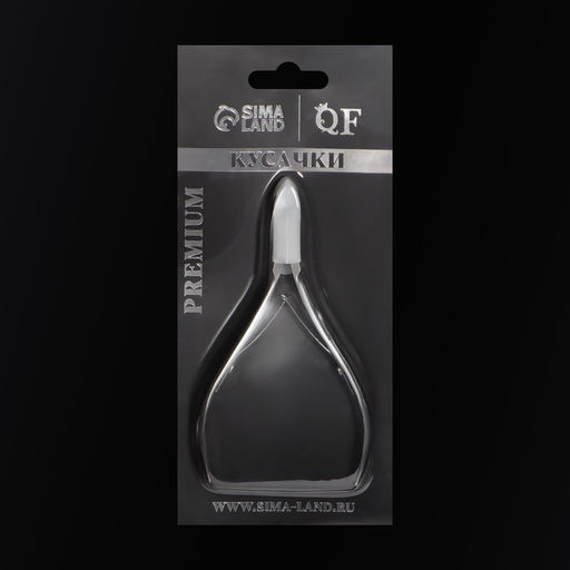 Кусачки маникюрные для кутикулы «Premium», двойная пружина, 10.6 см, длина лезвия-6 мм, на блистере