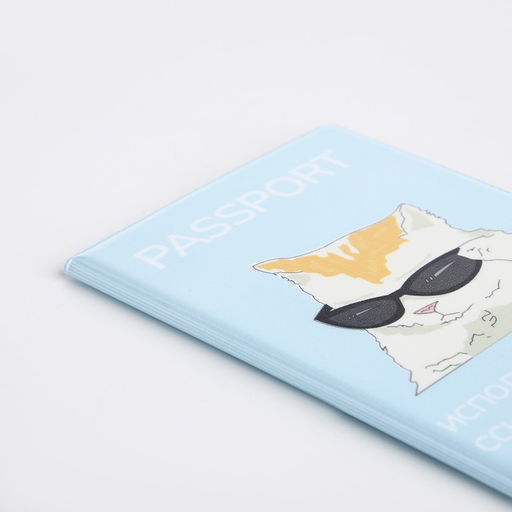 Цена за 10 шт. Обложка для паспорта, цвет голубой - Simaland фото 4