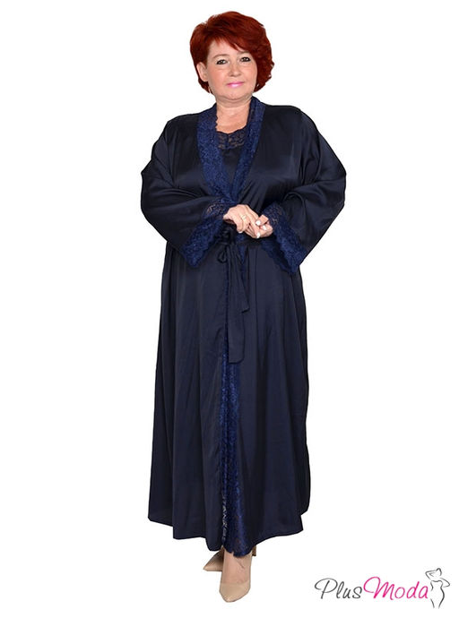 Халат Модель №1584 размеры 44-84 - Plusmoda фото 3
