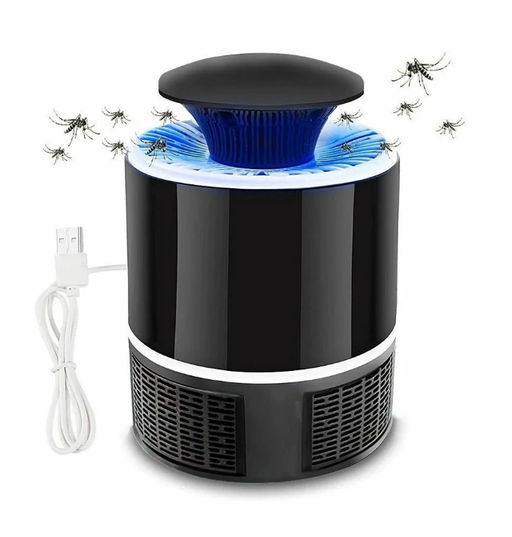 Лампа ловушка для комаров и насекомых USB - Super bat фото 2