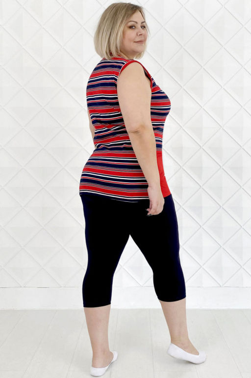 Арт. 215 Пижама с бриджами 48-58 (6 шт) Цвет:ассорти - Калинка фото 6