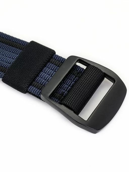 Ремень мужской из полиэстера ВБС5001/3 Темно-Синий - Sergio valentini фото 4