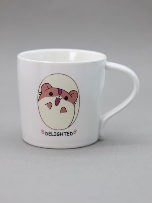 Кружка Delighted hamster, pink (360 ml)