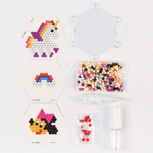 Мозаика 3 в 1 Единорог и Минни Маус, аквамозаика, термомозаика и мозаика из EVA, 4+