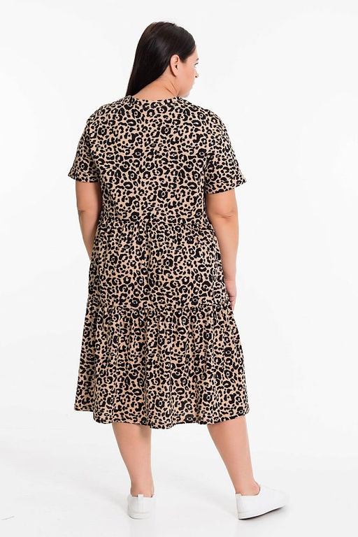 Платье М325066а Бежевый темн - Елена фото 4