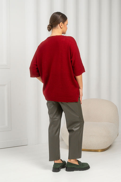 Джемпер Д-207 бордо - Angelika фото 12